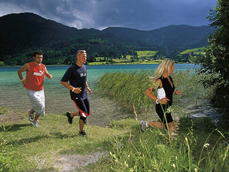 Sport am Weissensee: Laufen in der Natur