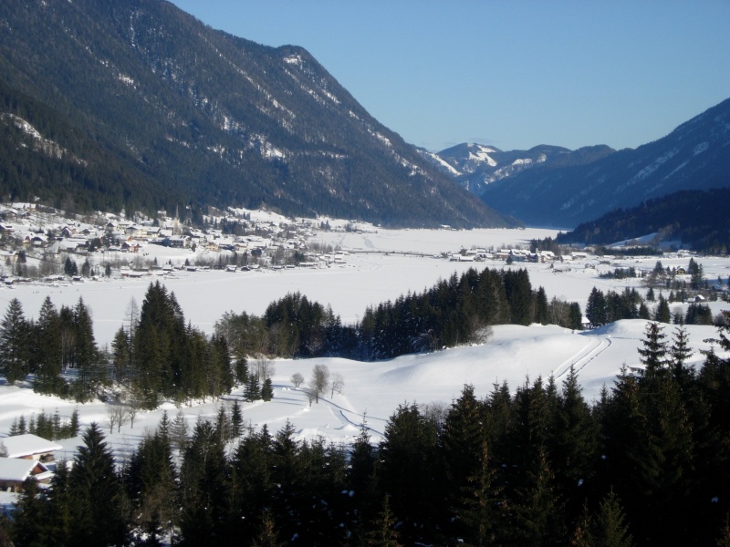 Der Weissensee im Winter - Spielplatz der Natur in Kärnten